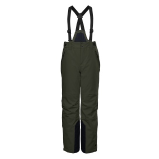 Killtec Winter-Skihose KSW 79 (wasserdicht, atmungsaktiv, PFC-frei, Schneefang, Kantenschutz) dunkelolivgrün Kinder